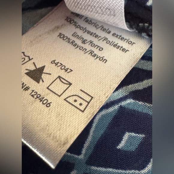 VENUS Vibrant Blue and Orange Maxi Dress Euc 10 - Picture 8 of 8